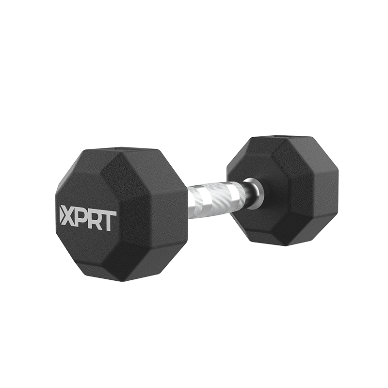 XPRT FITNESS RUBBER COATED HEX DUMBBELLS 2 Zhongda Sports