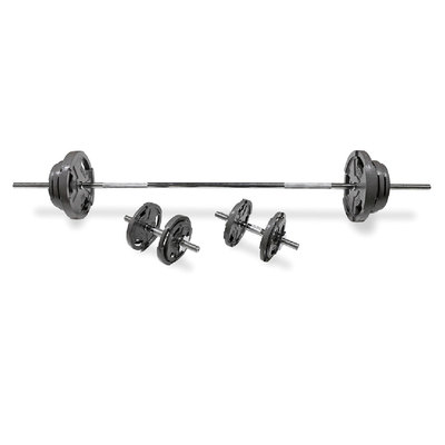 160 lbs. Standard Cast Iron Weight Plates Set