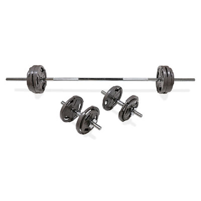 110 lbs. Standard Cast Iron Weight Plates Set